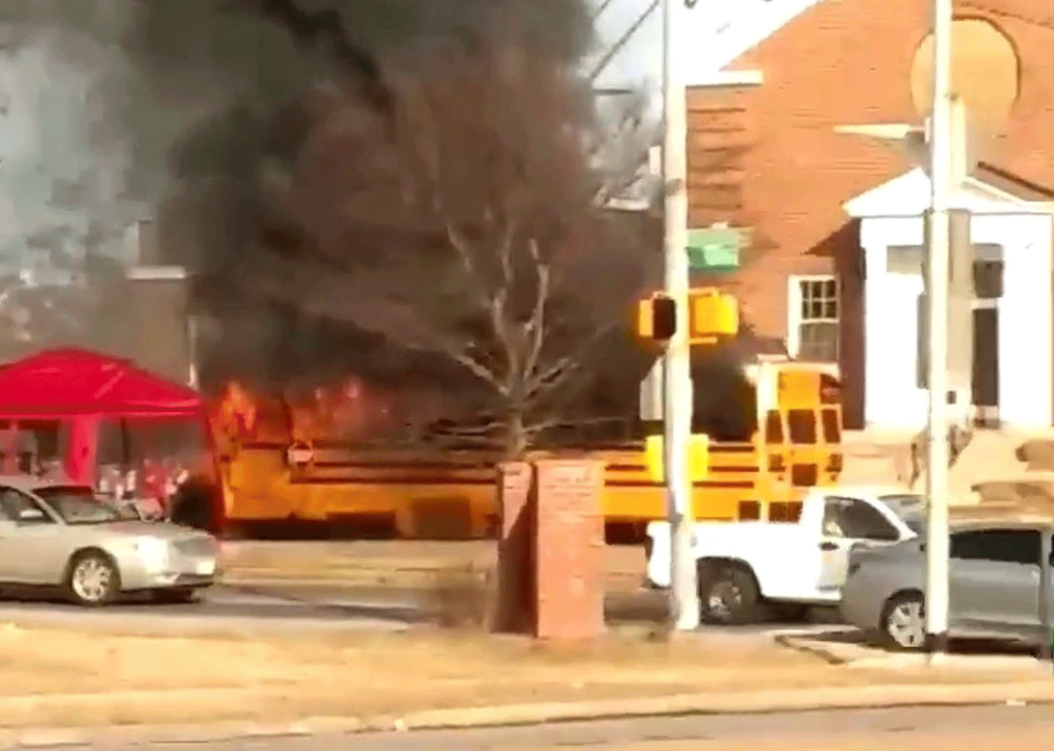 Autobus Se Incendia